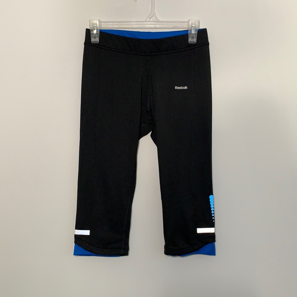 Reebok Black Athletic Capris